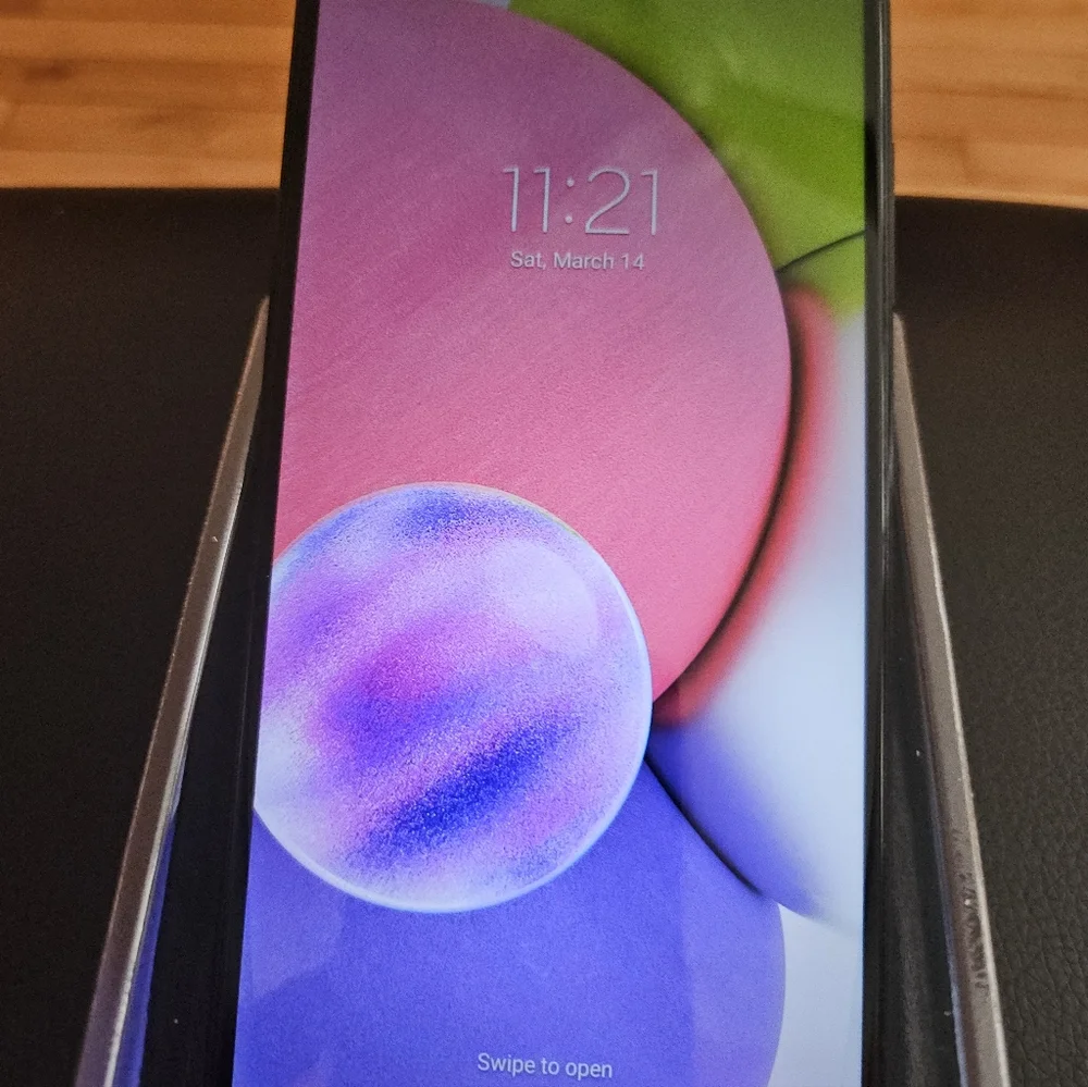 Samsung Galaxy A03 Smartphone - Black Display